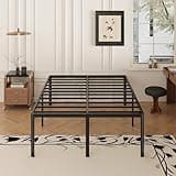 Yicensen 20 Inch King Bed Frame with Rounded Corner Legs No Box Spring Needed King Size Platform Bed Frame, Heavy Duty, Easy Assembly, Noise Free, Black.