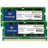Timetec 8GB KIT(2x4GB) Compatible for Apple DDR3 1067MHz / 1066MHz PC3-8500 for Mac Book, Mac Book Pro, iMac, Mac Mini (Late 2008, Early/Mid/Late 2009, Mid 2010) MAC SODIMM Memory RAM Upgrade