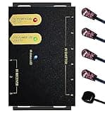 IR Repeater Kit(3 in 6 Out) Infrared Repeater System Kit Remote Controls Home Theater Out of Sight .IR Extender 100 Feet，IR Remote Extender Control Hidden Devices(20KHz-60KHz)