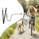 iPetba Heavy Duty Dog Bike Leash Attachment Hands Free Dog Bicycle Leash for Riding Exercising Cycling