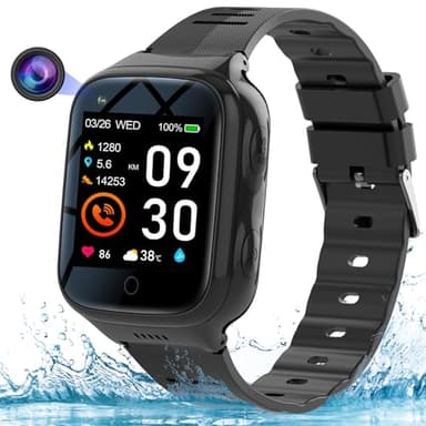 Elderly 4G GPS Smart Watch Waterproof Senior Real-Time Tracking Phone Video Call SOS Emergency Alarm Voice Message Geo-Fence Touch Screen Pedometer Anti-Lost Tracker Father Mother's Day Global Version