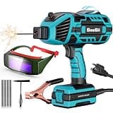Seesii Handheld Welder,110V 120A Portable Welding Machine with True Color Auto Darkening Welding Goggles and Welding Chipping Hammer, Suitable For 3/64"-1/8" Welding Rods, Portable ARC Welder Gun