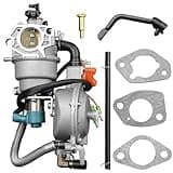 Generator Carburetor Carb Kit Fit for DuroMax XP12000EH XP13000EH Dual Fuel Generator, 1Pc Carburetor with 3Pcs Gaskets
