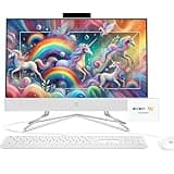 HP 22 inch All-in-One Desktop PC • 2024 Latest Model • Microsoft Office Trial • FHD Display • 16 GB RAM • 1 TB Storage (512GB SSD + 512GB External HD) • Intel Celeron CPU • w/WOWPC Bundle • Win 11 Pro