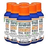 TheraBreath Healthy Gums Periodontist Formulated 24-Hour Oral Rinse, Clean Mint, 3 Ounce (Pack of 6)
