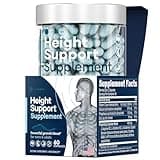 LILYMOON Height & Bone Support Supplement - Premium Height Growth Supplement for Kids & Teens with Calcium - Nutritional Support Bone Health Formula - Height Increase Essential Vitamins - 60 Caps
