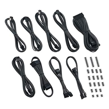 CableMod E-Series Classic ModMesh Sleeved Cable Kit for EVGA G/G+ / P/P+ / T (Carbon)