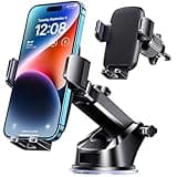 TICILFO Phone Mount for Car Phone Holder Car Phone Holder Mount Windshield Dashboard Air Vent Universal Automobile Mount Fit for All iPhone Android Smartphones