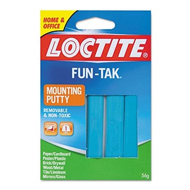 Loctite 1270884 Fun-Tak Mounting Putty, 2 oz, Blue