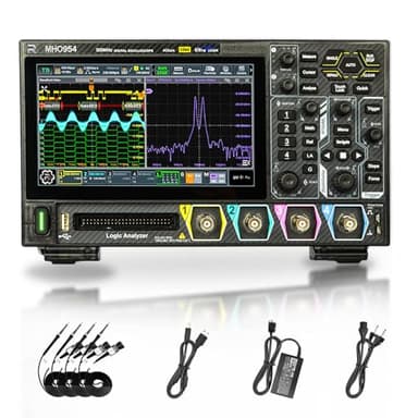 RIGOL MHO954 Digital Oscilloscope,500MHz,4GSa/s,12-bit,4+16 CH,Wi-Fi & Bluetooth,Type-C Power,Optional AFG,Ultra-Portable