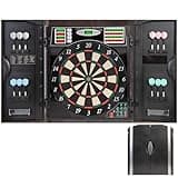 Arachnid Titanium 5400 Electronic Dartboard Cabinet Set - Modern Style Design - 38 Game Types with 183 Variations - 9 LED Screens for Dart Score Tracking - Includes Six Soft Tip Darts