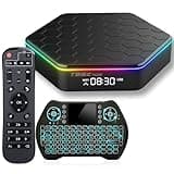 2025 Android TV Box 12.0 4GB RAM 64GB ROM 6K TV Box Android 4K Wi-Fi 6, T95Z Plus Android TV Box H618 Chip Support Dual-WiFi 2.4G/5G Android Box 3D HDR10+ Bluetooth 5.0 USB with Mini Wireless Keyboard