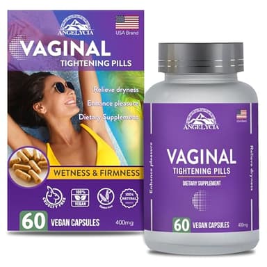 Vaginal Tightening Pill - Tighten, Rejuvenate & Lubricate - Vaginal Moisturizer Pill for Dryness and Vaginal Tightening - Vaginal Health Solution - Vagina Health with Moisturizing Benefits