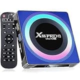 Android TV Box 2025, Android Box 13.0 4GB RAM 64GB ROM WiFi 6 8K 6K 4K, X88PRO 13 TV Box 6K RK3528 Quad-Core 2.4G/5G Dual-WiFi Bluetooth 5.0 USB 3.0 100M Ethernet Smart Box for TV