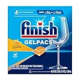 Finish Dishwasher Detergent Soap, All In 1 Gel Pacs, Orange Blossom, 84 Tablets