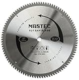 MASTEC 10-Inch 100T Carbide Tooth TCG for Aluminum Saw Blade with 5/8-Inch Arbor