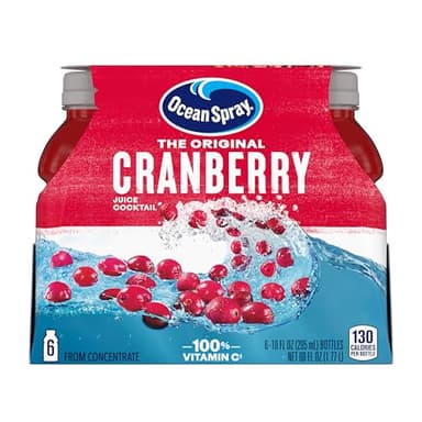 Ocean Spray Cranberry Cocktail Juice Drink, (Pack of 6) 10 Ounce, 60 Fl Oz