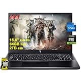 acer Nitro V 15 Gaming Laptop 15.6" FHD IPS 144Hz Intel 10-core i7-13620H 64GB RAM 2TB SSD GeForce RTX 4060 Backlit USB-C Win11 w/ICP Accessory