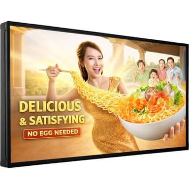 P5 Outdoor LED Sign 65" x 34", IP65 Waterproof Programmable Full Color Digital Display with WiFi & USB Control, High-Resolution Scrolling Text Image Video LED Advertising Board for Business
