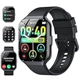 Smart Watch for Men Women, 1.96" Smartwatch (Answer/Make Call), IP68 Waterproof Fitness Tracker, 112+ Sport Modes Smartwatches for Android iOS, Black​