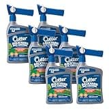 Cutter Backyard Bug Control Spray Concentrate (6 Pack), Kills Mosquitoes, Fleas & Listed Ants, 32 fl Ounce