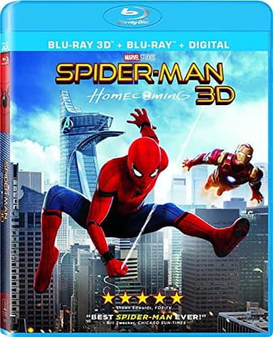 Spider-Man: Homecoming - Blu-ray + 3D + Digital