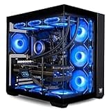 Panorama RTX 5090 Gaming Desktop PC - AMD Ryzen 9 9950X, 192GB DDR5 RAM, 4TB NVMe 990 Pro Gen4 SSD, 10TB HDD, WiFi 6E + BT, HDMI + DP, Windows 11 Pro - Best 2025 RGB Prebuilt Tower Computer for Gamers