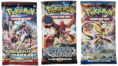 Pokemon Cards - 3 Booster Packs (Random packs)