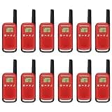 Motorola Solutions T110 16 mi. Two-Way Portable Radio 12-Pack