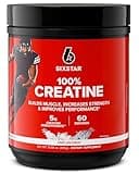 Six Star 100% Creatine Monohydrate Powder - Unflavored Micronized Creatine Monohydrate Supplement for Workout Performance, Muscle Building & Strength - Creatine Powder for Women & Men - 60 Servings