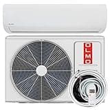 OLMO Alpic 9,000 BTU, 110/120V Ductless Mini Split AC/Heating System With Heat Pump Including 16ft Installation Kit…