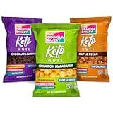 TGB Variety Nut Bites, Keto Snacks, No Added Sugar, Gluten Free, Healthy Low Carb To Go, 0.85oz Bag (Pack of 6)