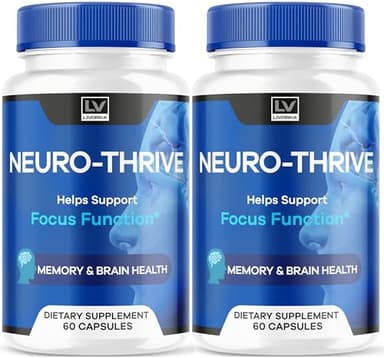 (2 Pack) Neuro Thrive Brain, Official Neuro Thrive Advanced Formula, Neuro Thrive Brain Capsules, Neuro Thrive Cognitive Function, Neuro Thrive Reviews, 120 Capsules for 2 Months