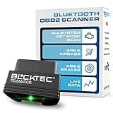 BLCKTEC 430 Bluetooth OBD2 Scanner Diagnostic Tool - Car Code Reader for All Cars OBDII Compatible - Read & Clear Engine, ABS, SRS, Oil Light, & More - Subscription Free OBD App On iOS & Android