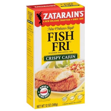 Zatarain's Crispy Cajun Fish Fri Seafood Breading Mix, 12 oz