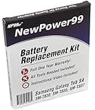 NP99sp Battery Kit for Samsung Galaxy Tab S4 10.5 SM-T830, SM-T835, SM-T837 with Tools, How-to Video, Long Life Battery from NewPower99