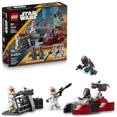 LEGO Star Wars Siege of Mandalore Battle Pack Building Toy for Boys & Girls - The Mandalorian Pretend Play Set W/4 Character Minifigures for Kids & Fans, Ages 6+ - Gift Idea for Birthdays - 75449