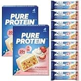 Pure Protein Bars, Strawberry Greek Yogurt, 20g High Protein, Nutritious Snacks to Support Energy 8 Count | Nutritious Snacks to Support Energy, Low Sugar, Gluten Free