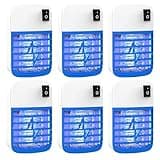 Bug Zapper Indoor, Fly Trap for Indoors, Electronic Mosquitoes Killer Mosquito Zapper with Blue Lights for Living Room, Home, Kitchen, Bedroom, Baby Room, Office(6 Packs)