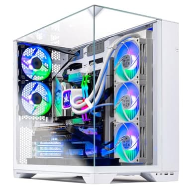 Skytech Gaming O11 Vision Gaming PC, AMD Ryzen 7 9800X3D 4.7GHz, NVIDIA RTX 5080 16GB, X870 Board, 2TB Gen4 NVMe SSD, 32GB DDR5 RAM 6000, 850W Gold ATX 3 PSU, 360 ARGB AIO, Wi-Fi, Win 11, Desktop