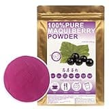 100% Natural Pure Maqui Berry Powder 100g/3.52oz 马基莓粉 Maqui Powder For Smoothies, Shakes, Baking & Drinks,| Free from Preservatives, Freeze-Dried, No Added Sugar
