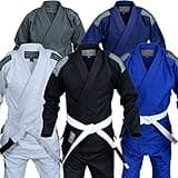 Twister Challenge Brazilian Jiu Jitsu Gi | Jiu Jitsu Uniform | BJJ Gi | Lightweight Preshrunk Fabric | Comes With FREE Belt (A1, White)
