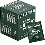 Betterbrand BetterLungs Detox Tea – Herbal Tea for Respiratory Support | Mullein Leaf & Herbal Blend for Lung Health & Wellness | Caffeine-Free | 15 Tea Bags