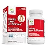 Terry Naturally Healthy Feet & Nerves - Herbal Supplement with Bioactive Vitamin B12 - Circulation & Nerve Health Support Supplement - Vegan Capsules with Boswellia Serrata - 60 Capsules