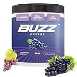 Morning Buzz Energy Powder Grape Drink - Energy Boost Drink Mix - Sugar-Free Energy with Antioxidants - Morning Kickstart and Sports Nutrition Endurance Product