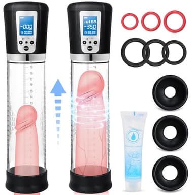 Pump Penile Vacuum, 4X Suction & Pumping Training Device, Bigger & Harder & Longer YD09