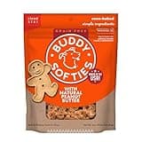 Buddy Biscuit Softies 5 oz. Pouch, Grain-Free Soft & Chewy, Natural Peanut Butter Flavor Dog Treats, Oven Baked in the USA