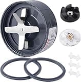 8 Pieces Blender Replacement Parts Extractor Blade for NutriBullet 600w 900w including Gasket Shock Pad and Gear