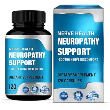 Nerve Savior for Neuropathy Supplements, 120 Capsules Alpha Lipoic Acid 600mg Nerve Support Supplement to Soothe Discomfort for Feet and Hands, Non GMO Premium Formula
