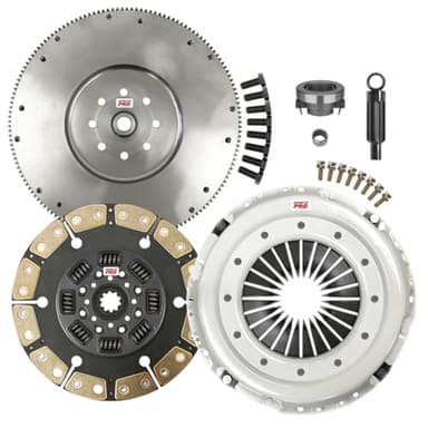 ClutchMaxPRO 13" Performance Stage 4 Clutch Kit with Flywheel Compatible with 1994-2003 Ram 2500 Ram 3500 5.9L 6cyl Cummins Turbo Diesel NV4500 5-Speed (CP05192HDCFW-ST4)